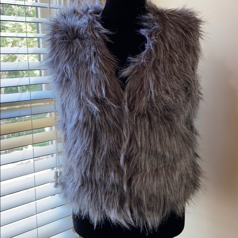 Fun faux fur vest
